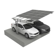 Carport din oțel zincat pentru 2 mașini (Pachetul nu contine panouri fotovoltaice)
