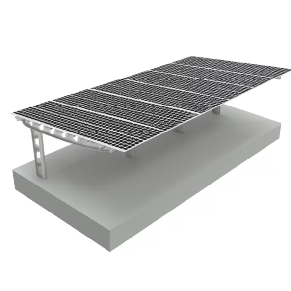 Carport din oțel zincat pentru 6 mașini (Pachetul nu contine panouri fotovoltaice)