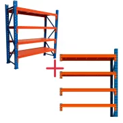 Extensie-Raft profesional pentru depozitare L1900xl600xH2000,3600 kg