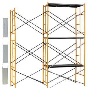 Schela profesională din oțel ORANGE, configurare multiplă – 1800×900×2000 mm