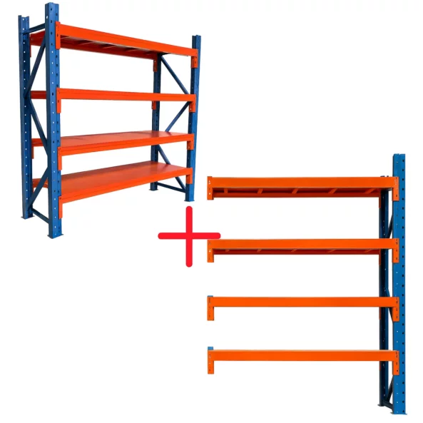 Raft profesional pentru depozitare L3900xl600xH2000, 7200 kg