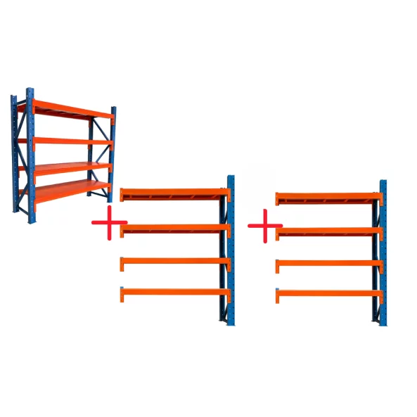 Professzionális tárolóállvány L5800xSz600xM2000, 10800 kg