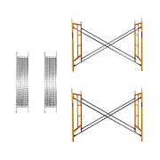 Schela otel 1800 L *900 l * 4000 h cu 8 diagonale și 2 platforme