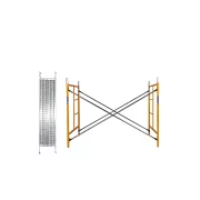 Schela otel 1800 L *900 l * 6000 h cu 12  diagonale și 3 platforme
