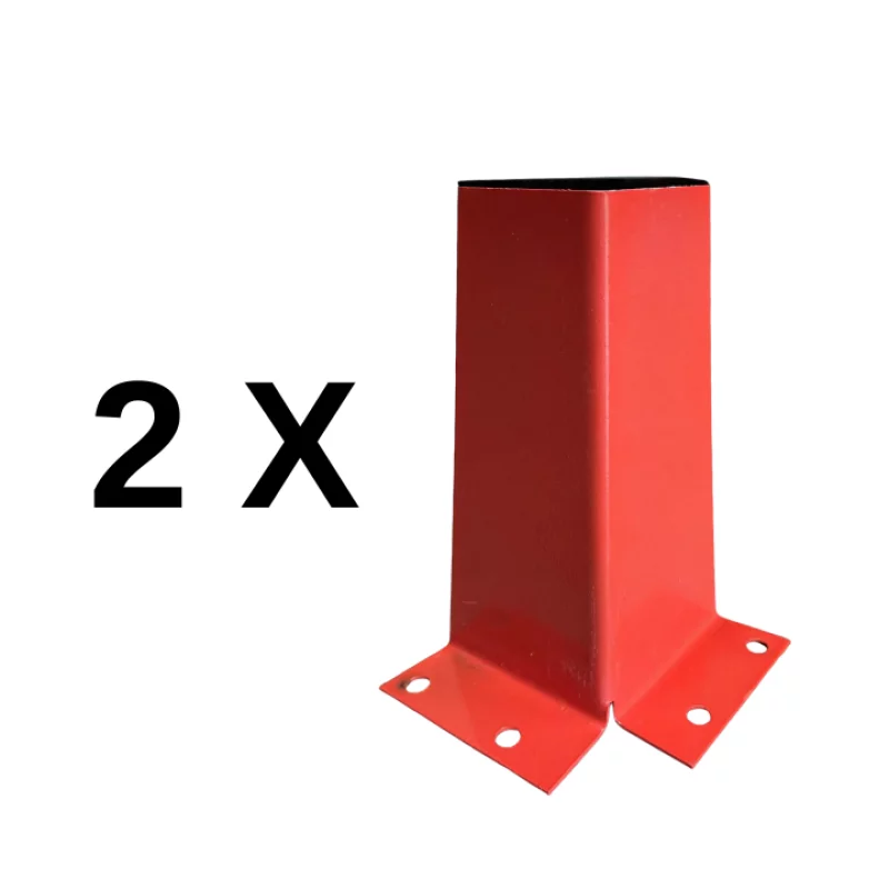 SET 2 bucati-Protectie metalica din tabla pentru rafturi industriale de paleti