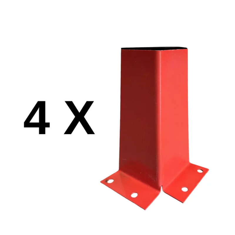 SET 4 bucati-Protectie metalica din tabla pentru rafturi industriale de paleti