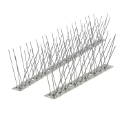 Madárriasztó szalag rozsdamentes acél tartóval, 100 cm, 80 tüske