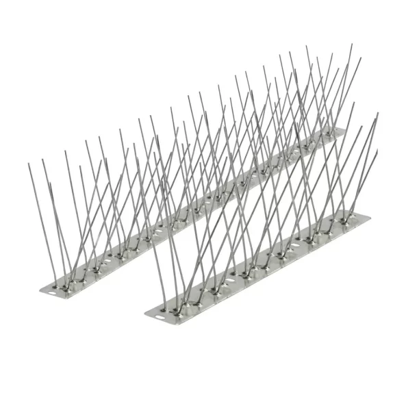 Madárriasztó szalag rozsdamentes acél tartóval, 100 cm, 80 tüske