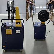 Masina semiautomata de legat paleti cu banda PP, Smartheather, pentru banda PP de 12 mm latime si 0.65 mm grosime, etansare prin incalzire -PRODUS RESIGILAT!