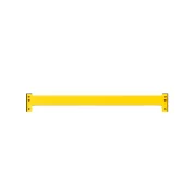 Traversa orizontala galbenă pentru raft profesional 200kg/nivel L1070*0,6 mm grosime