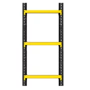 Professzionális tárolópolc L1085 × l600 × H2000, 600 kg teherbírással