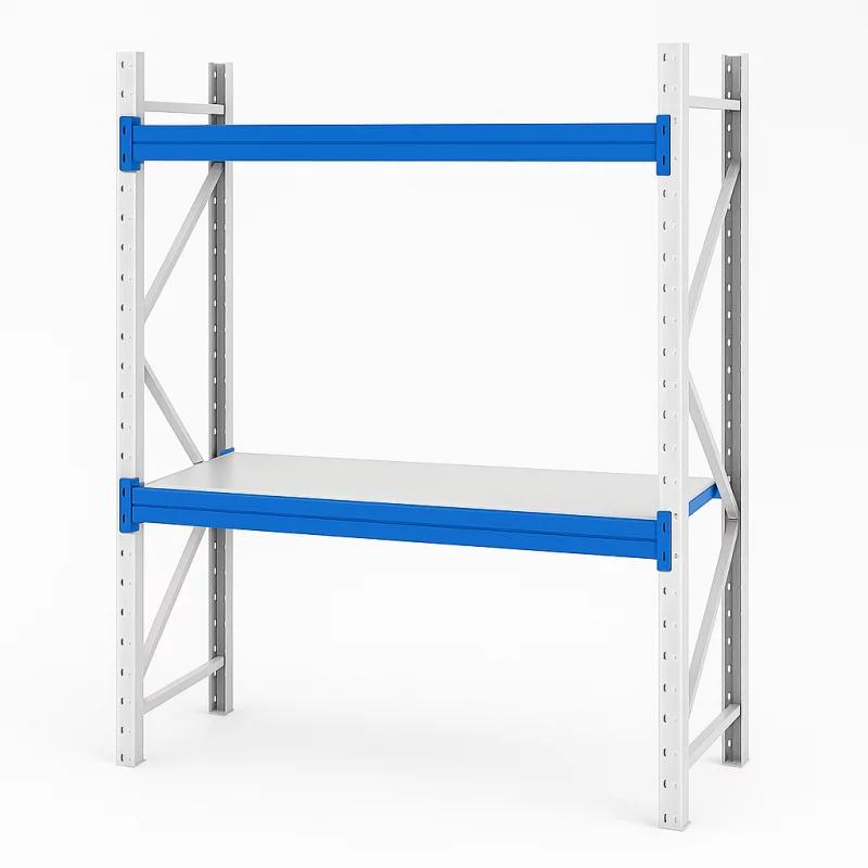 Raft profesional pentru depozitare L1000xl600xH2000 , 400 kg, 2 niveluri
