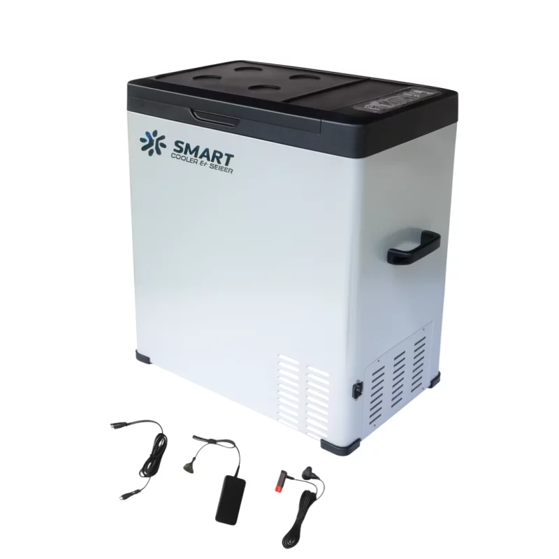 Frigider auto cu compresor smart cooler 75L , 12/24V , cu display LCD si bluetooth, taxa verde inclusa-PRODUS RESIGILAT!