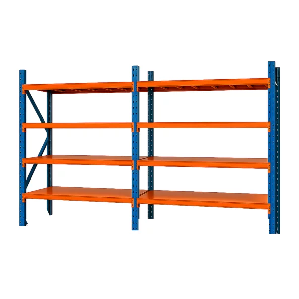 Bővítő elem – Professzionális tárolópolc – 4 szint, 500 kg/szint – H1900 x Sz600 x M2500, 2000 kg