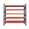 Professzionális tárolópolc – 5 szint – H2000 x Sz600 x M2500, 2500 kg