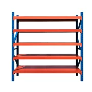 Professzionális tárolópolc – 5 szint – H2000 x Sz600 x M2500, 2500 kg