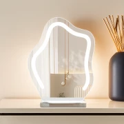 Espejo de maquillaje con iluminación LED inteligente