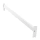 Larguero horizontal blanco para estantería profesional 200kg/nivel 0,6 mm de espesor