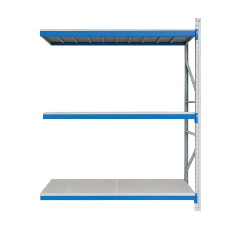 Extensie-Raft profesional pentru depozitare H2500xl600xL2000,600 kg (200KG/NIVEL)