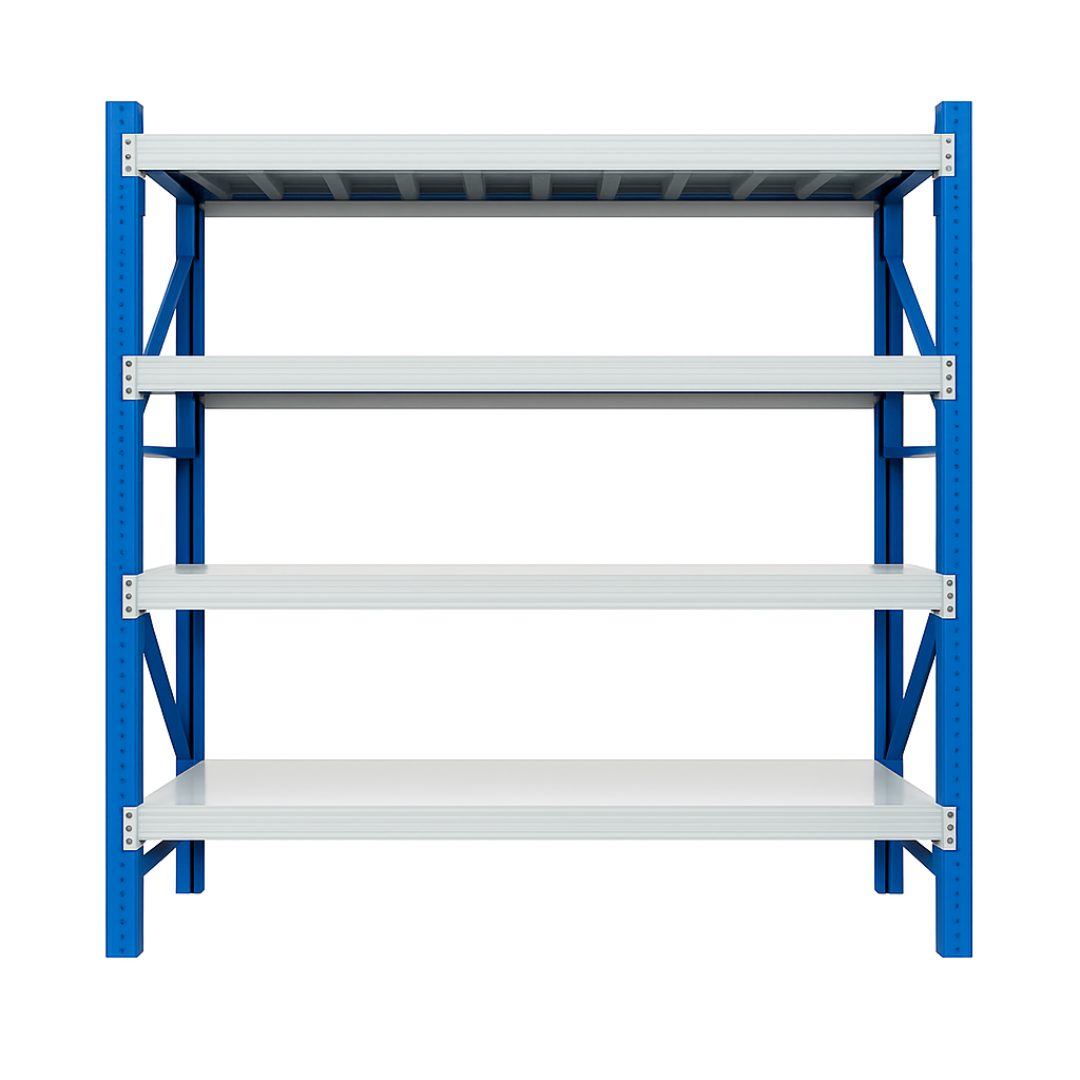 Raft profesional pentru depozitare H2500xl600xL2000 ,800 kg- 4 niveluri ...