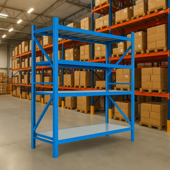 Raft profesional pentru depozitare H2500xl600xL2070 ,800 kg-4 niveluri