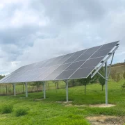 Structură din oțel pentru montaj panouri fotovoltaice, unghi reglabil-8 Kw