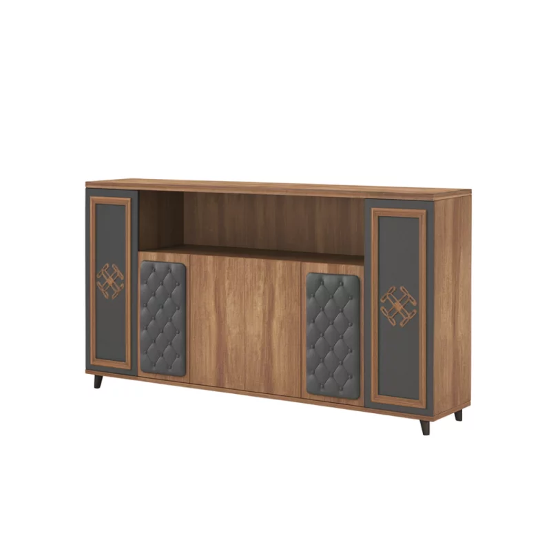 Bibliotecă modernă pentru birou-design elegant,dimensiuni W2400*D400*H1250