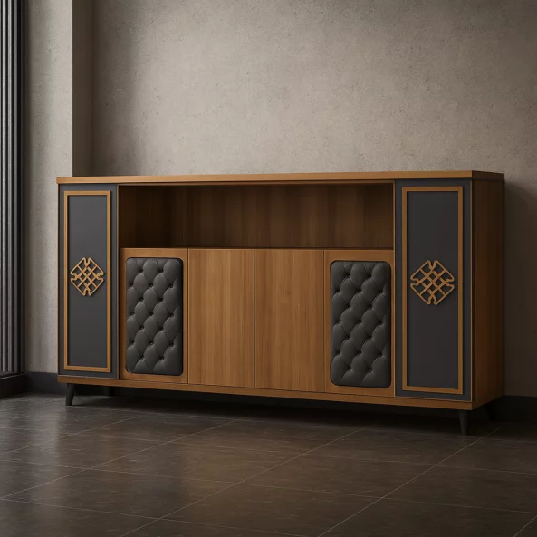 Bibliotecă modernă pentru birou-design elegant,dimensiuni W2400*D400*H1250