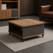 Masă de cafea pentru birou directorial-design modern și elegant,dimensiuni W600*D600*H450