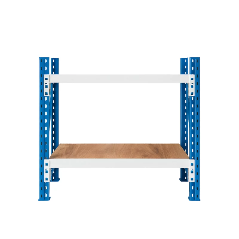 Masa de lucru industriala cu placaj L1000 x D600 x H1000mm-200kg/nivel Blue & White
