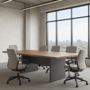 Konferenciaasztal, modern és elegáns dizájn, prémium minőség, méretek 2000*1000*750