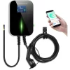 Háromfázisú EV töltőállomás 32A, 22 kW – Bluetooth és LCD kijelzős változat, kábel hossza: 6 m