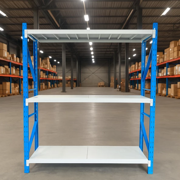 Допълнителен рафт за професионален стелаж 200KG БЯЛ