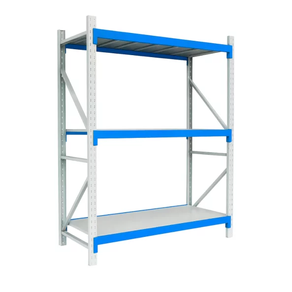 Kiegészítő polclap professzionális állványhoz 200KG – kék (BLUE) keresztgerenda, fehér (WHITE) polc