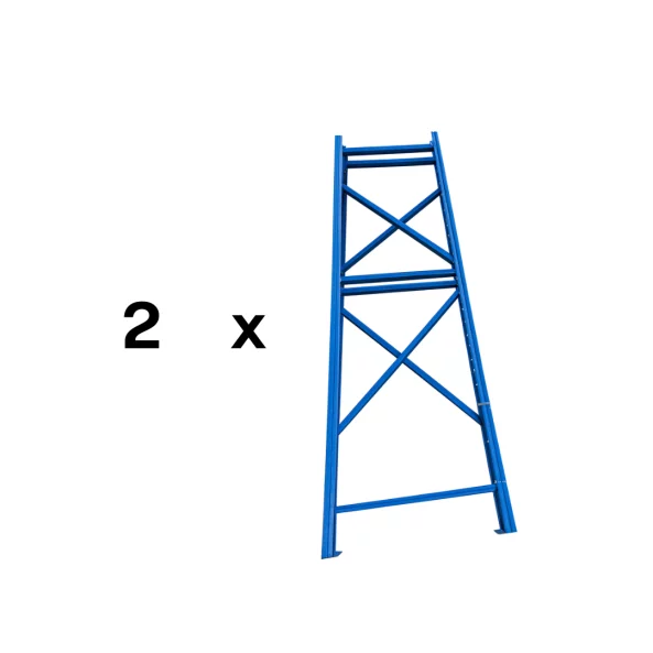 Професионален стелаж за съхранение H2000xL2140xШ600, 1200 кг