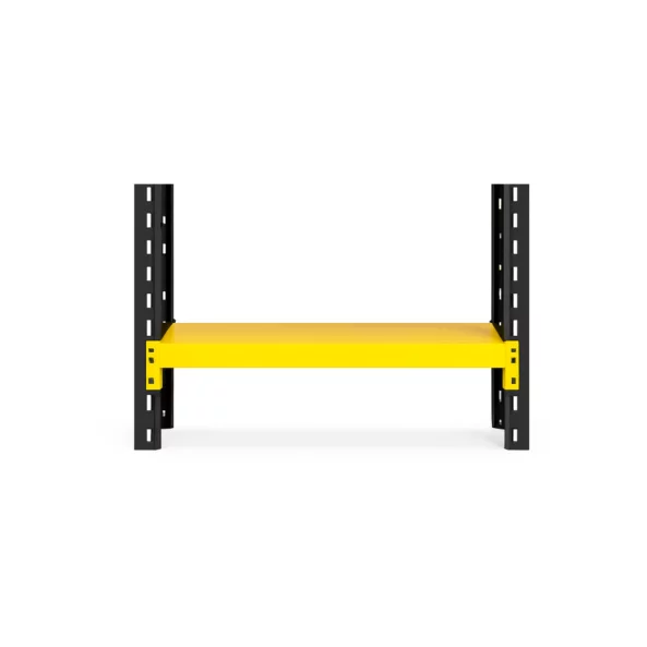 Estante adicional para estantería profesional 200KG – AMARILLO 1000x65mm