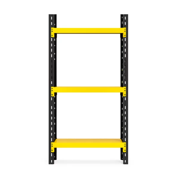 Estante adicional para estantería profesional 200KG – AMARILLO 1000x65mm