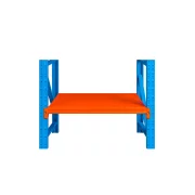 Estante adicional para estantería profesional 300KG – NARANJA 1000x60mm