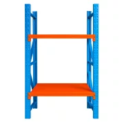 Estante adicional para estantería profesional 300KG – NARANJA 1000x60mm