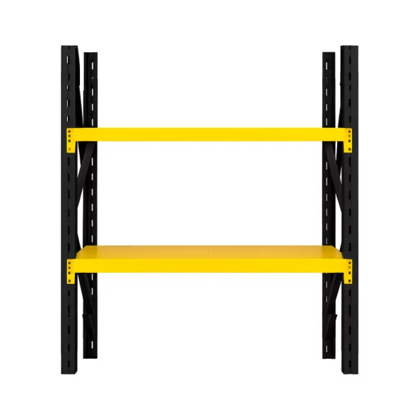 Estante adicional para estantería profesional 200KG – AMARILLO 2000x65mm