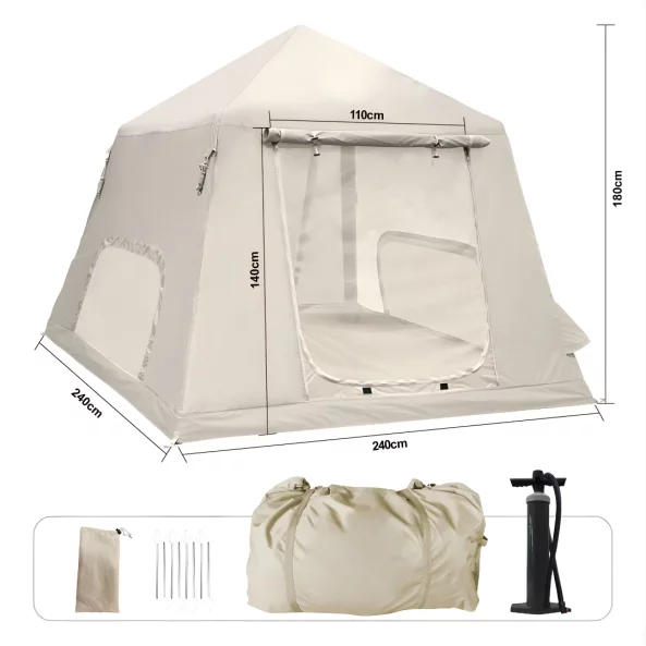 Cort Gonflabil din Material Oxford 210D