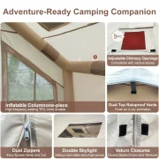 Személyre szabott felfújható sátor Oxford 420D szövetből – 320 × 250 × 220 cm