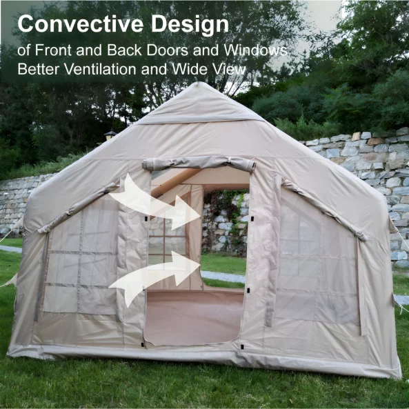 Személyre szabott felfújható sátor Oxford 420D szövetből – 320 × 250 × 220 cm