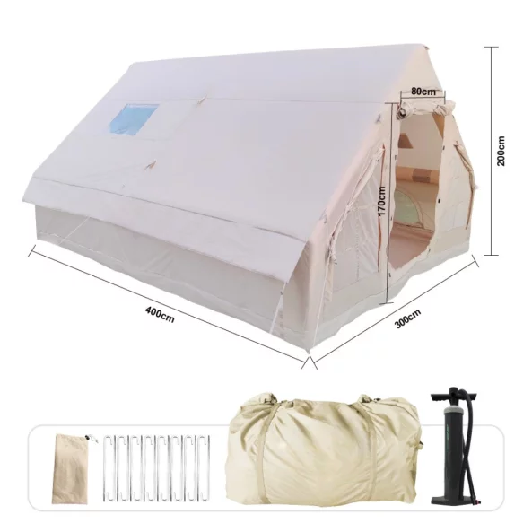 Cort Gonflabil Personalizat din Țesătură Oxford 420D – Confort, Spațiu și Rezistență