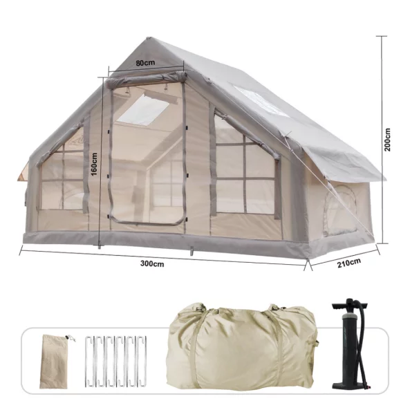 Cort Tip din Țesătură Oxford 420D –300 × 210 × 200 cm