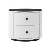 Intelligens éjjeliszekrény 15W vezeték nélküli töltéssel, 3 színű LED világítással és 2 tárolófiókkal