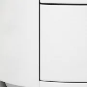 Модерно Многофункционално Нощно Шкафче с Безжично Зареждане, LED Осветление и Система за Сигурност с Пръстов Отпечатък – БЯЛ