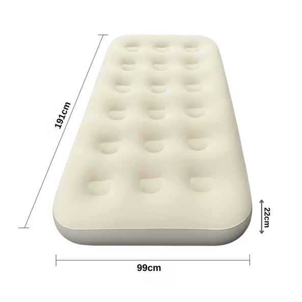 Saltea Gonflabilă de Aer 191 × 99 × 22 cm – Confort Portabil și Ușor de Utilizat