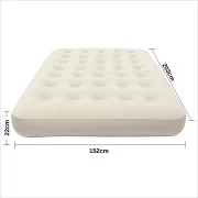 Saltea Gonflabilă de Aer 203 × 152 × 22 cm – Confort Portabil și Ușor de Utilizat