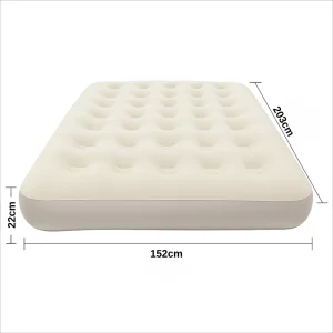 Saltea Gonflabilă de Aer 203 × 152 × 22 cm – Confort Portabil și Ușor de Utilizat